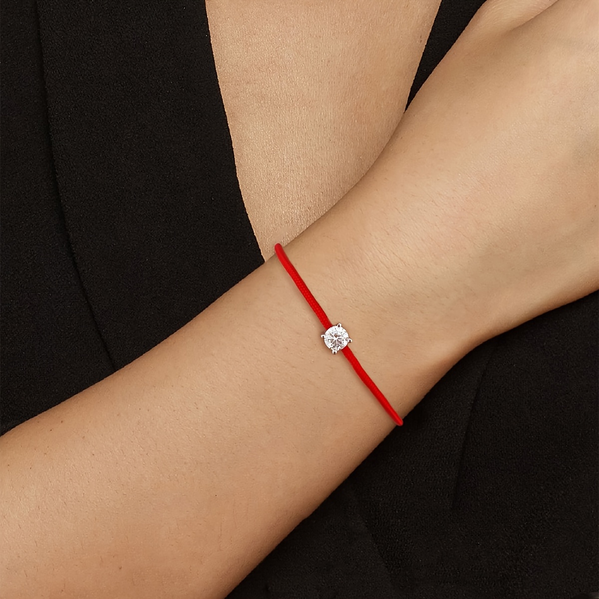 Women's Moissanite Weaving Bracelet — Wedding Gift